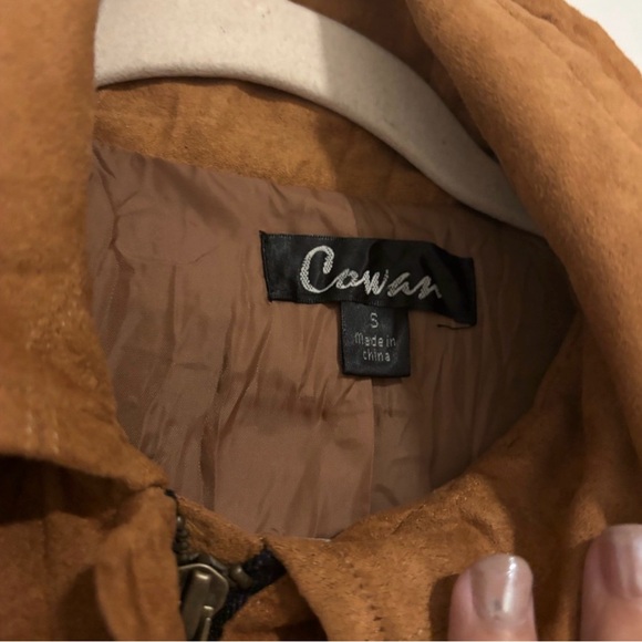 Vintage Ruffle inspired Sued jacket - Picture 2 of 2